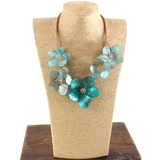 Persuasion Acrylic Floral Statement Necklace