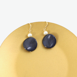 Persuasion Pearl Bead and Resin Drop Earring