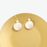 Persuasion Pearl Bead and Resin Drop Earring