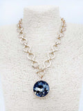 Persuasion Large Crystal Drop Necklace