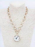 Persuasion Large Crystal Drop Necklace