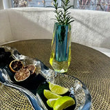Crystal Cut Acrylic Bud Vase