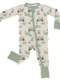 Goosies Long Sleeve Zip PJ - Golf Dogs