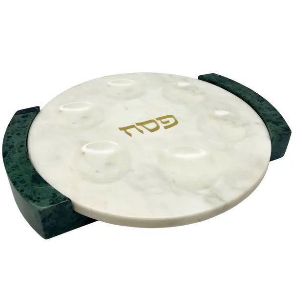 Capri Marble 2-in-1 Seder Plate