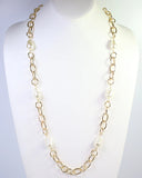 Caroline Hill Harrie Link and Pearl Accent Necklace