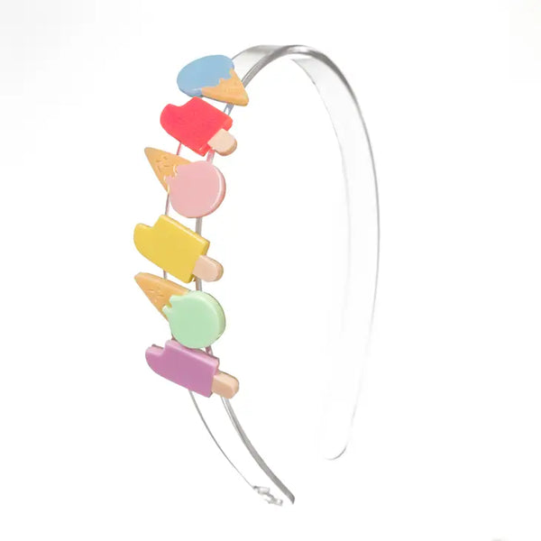 Lilies and Roses Multi Ice Cream Headband