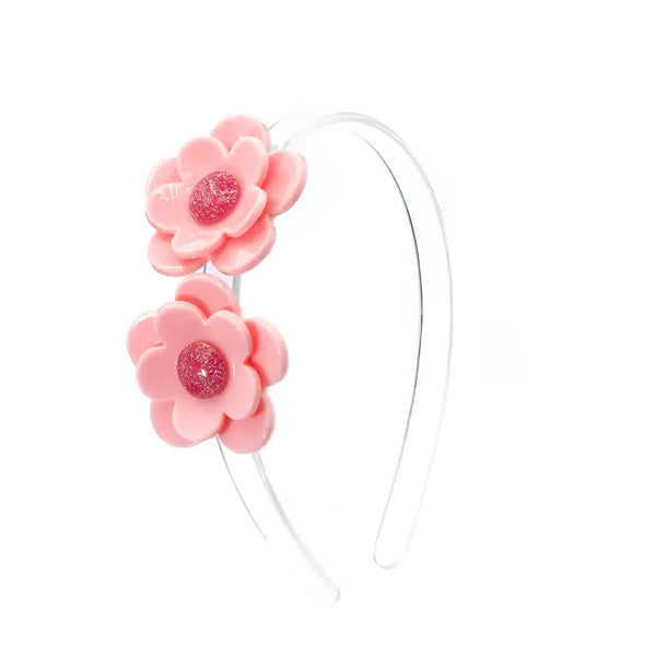 Lilies and Roses Camellia Flower Pink Headband