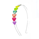 Lilies and Roses Val-Centipede Heart Neon Combination Headband