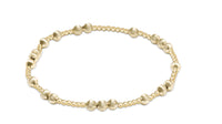 Enewton Hope Unwritten Dignity 4mm Bead Bracelet -Gold