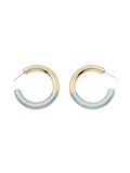 Persuasion Half and Half Hoop Earrings