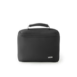 Kusshi Neoprene Collection Small Train Case in Black with Hot Pink