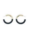 Persuasion Half and Half Hoop Earrings