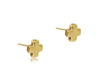 Enewton Signature Cross Gold Stud - Gold