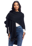 Fabulous Furs Sky Club Wrap in Black