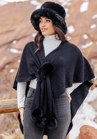 Fabulous Furs Sky Club Wrap in Black