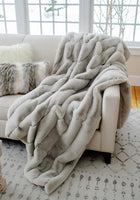 Fabulous Furs Posh Throw Dove