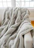 Fabulous Furs Posh Throw Dove