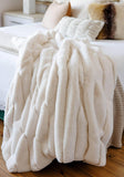 Fabulous Furs Posh Throw Ivory