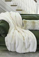 Fabulous Furs Posh Throw Ivory