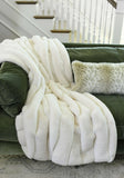 Fabulous Furs Posh Throw Ivory