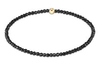Enewton Faceted Hematite 2mm Bead Bracelet