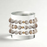 Lenny and Eva Gemstone Bracelet in 10mm Feldspar