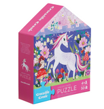 Crocodile Creek Flat House Unicorn 50 pc Puzzle
