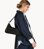 Hammitt Kyle Cargo Medium in Black Nylon - Gunmetal
