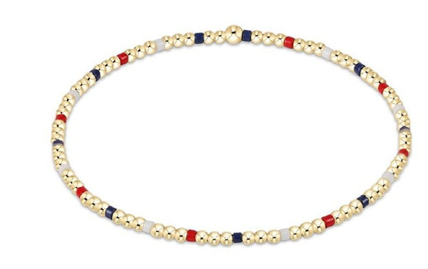 Enewton Hope Sincerity Pattern 2mm Bead Bracelet - Firecracker