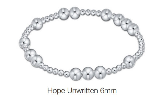 Enewton Hope Unwritten 6mm Bead Bracelet - Sterling