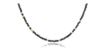 enewton Hope Unwritten Gemstone Bead Necklace - Faceted Hematite