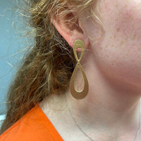 Audrey Oval Drop Earring