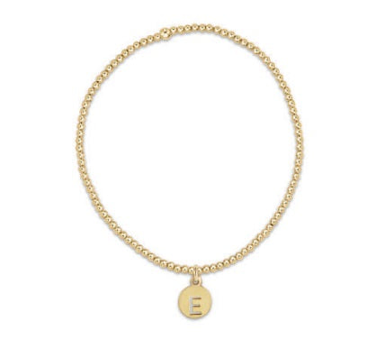 Enewton Respect Initial Disk Bracelet