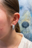 Iishii Designs Open Rib Hoop Earring