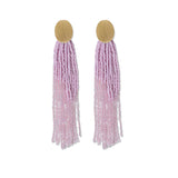 Ink + Alloy Mae Two Color Fringe Earring Lilac