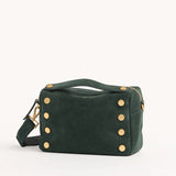 Hammitt Evan Crossbody in Green Room Suede