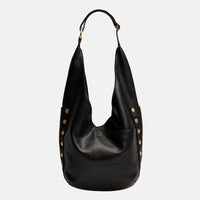 Hammitt Tom Black with Gold Red Zip
