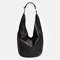 Hammitt Tom Black with Gold Red Zip