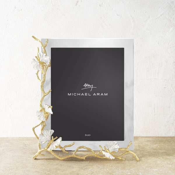 Michael Aram Butterfly Ginkgo Gold Reflective Frame 8x10