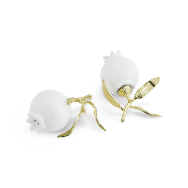 Michael Aram Pomegranate Salt and Pepper Set in White