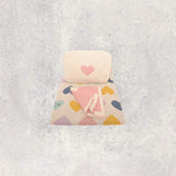 Pink Lemonade Baby Blanket and Cloth Travel/Stroller Set Pink Heart