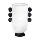 Jonathan Adler Como Disc Vase in Back and White