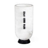 Jonathan Adler Como Disc Vase in Back and White