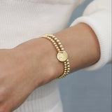 Enewton ecollegiate classic gold 3mm bracelet - Ole Miss disc