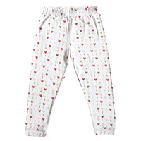 Dear Perli Toddler Pajama Set in Growing Love - 2T