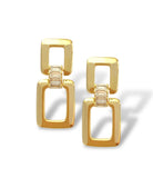 Theia Charlotte Double Link Drop Earrings