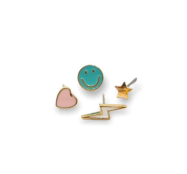 Theia Taylor Set of Four Studs Earring Set