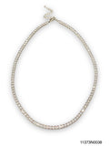 Theia Designs Paloma 3mm CZ Tennis Necklace