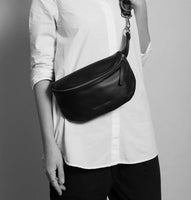 Daniella Lehavi Ring Belt Bag in Wrinkled Silver