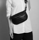 Daniella Lehavi Ring Belt Bag in Wrinkled Silver
